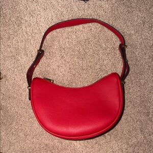 Fashion Nova Vibrant Red Shoulder Bag